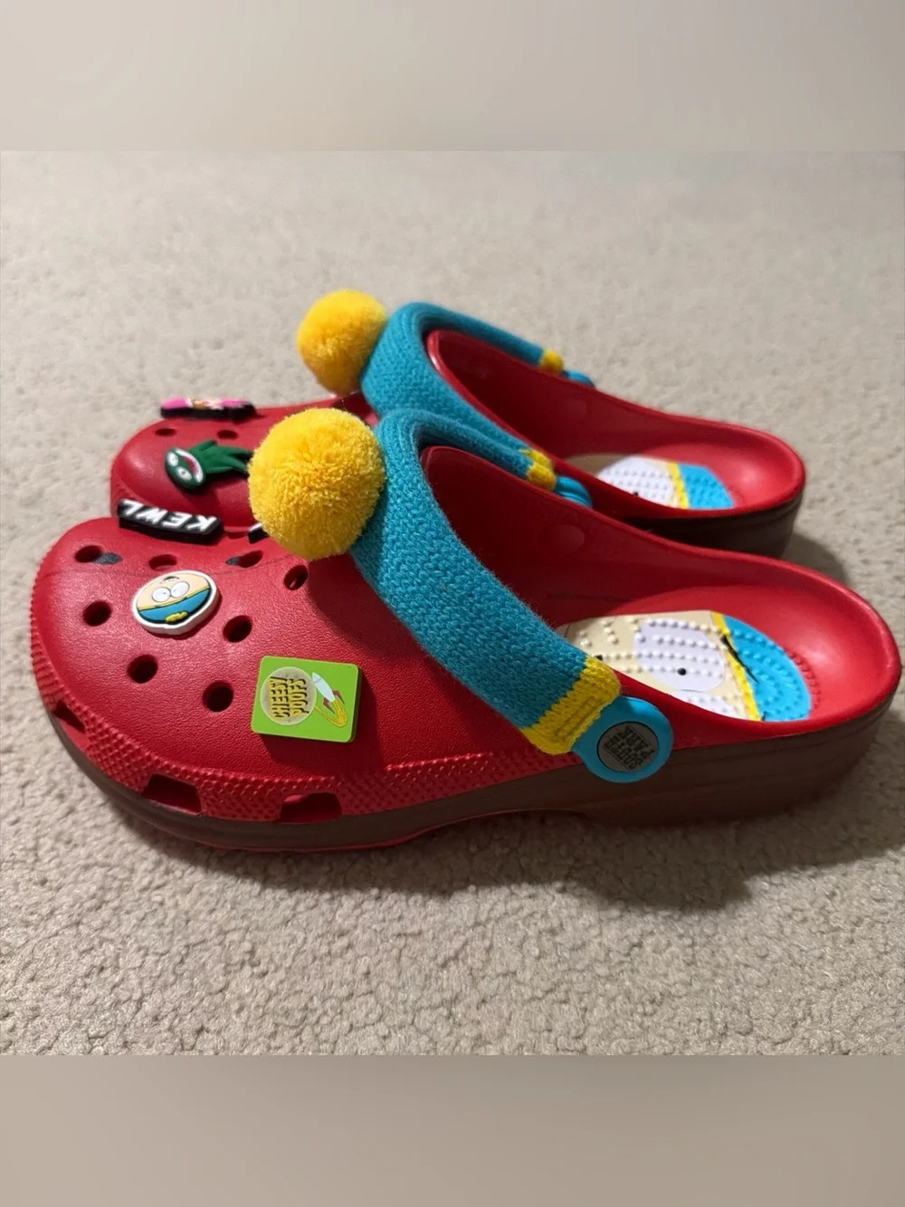 Crocs Men’s 8 Women’s 10 South Park Cartman Classic Clogs Slip Ons Shoes NEW